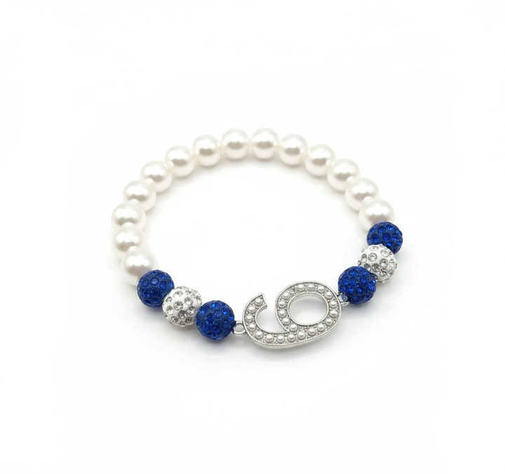 Zeta Phi Beta® Number Charm Beaded Bracelet Collection (1–10)