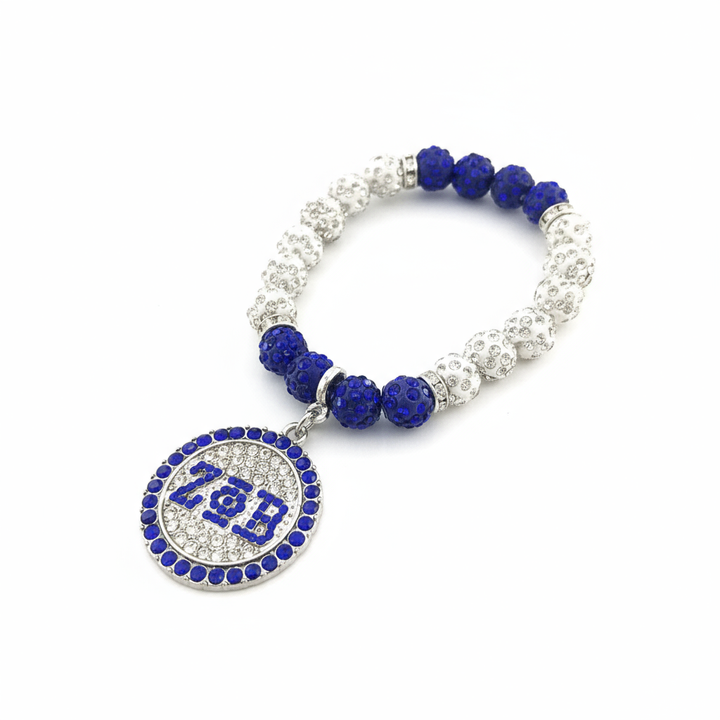 Zeta Phi Beta® Sparkling ZPB Charm Bracelet