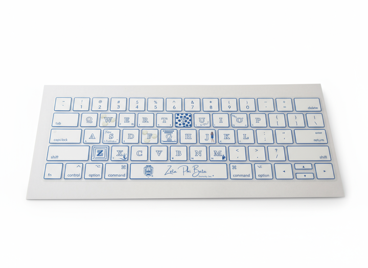 Zeta Phi Beta® Silicone Keyboard Cover