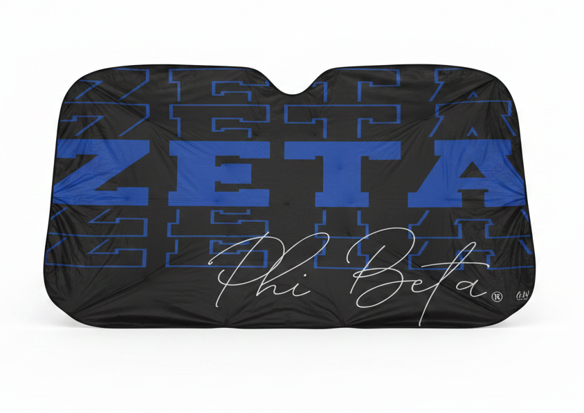 Zeta Phi Beta Car Shade