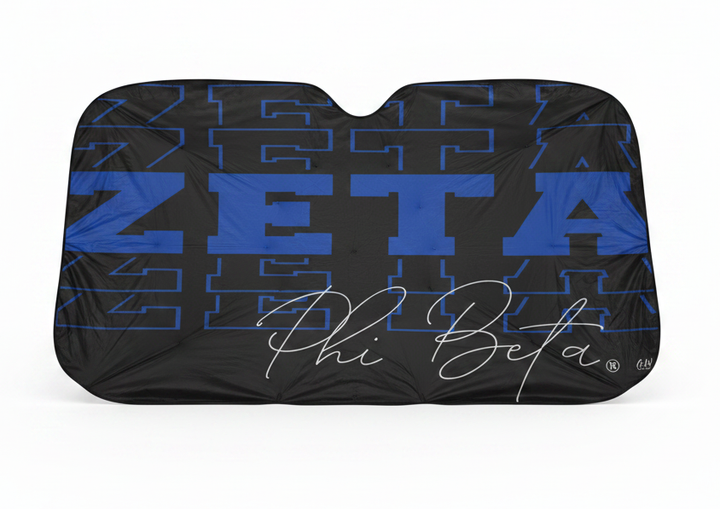 Zeta Phi Beta Car Shade