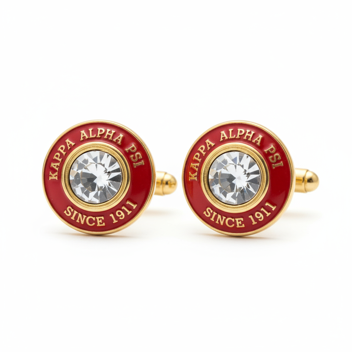Kappa Alpha Psi® “Since 1911” Diamond Cufflinks