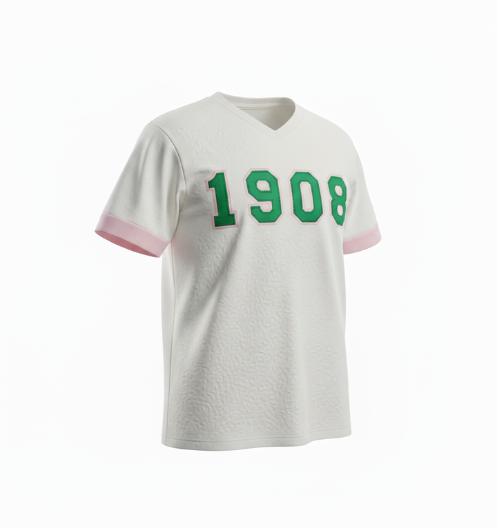 Alpha Kappa Alpha® 1908 White Varsity Tee