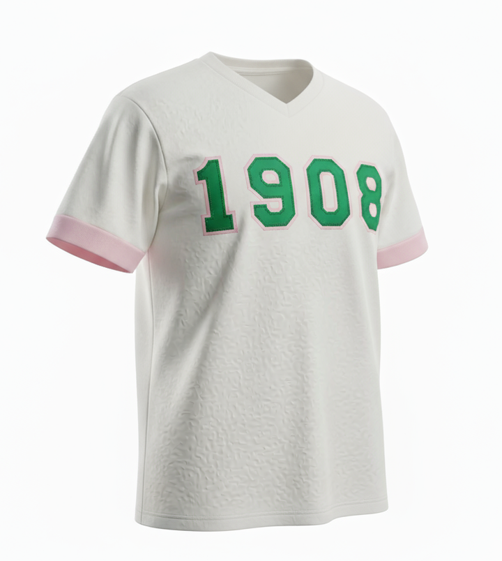 Alpha Kappa Alpha® 1908 White Varsity Tee