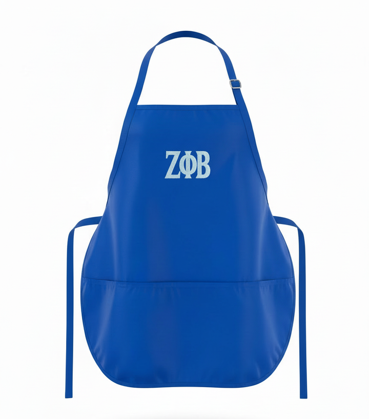 Zeta Apron - Embroidered 3 Pocket Apron
