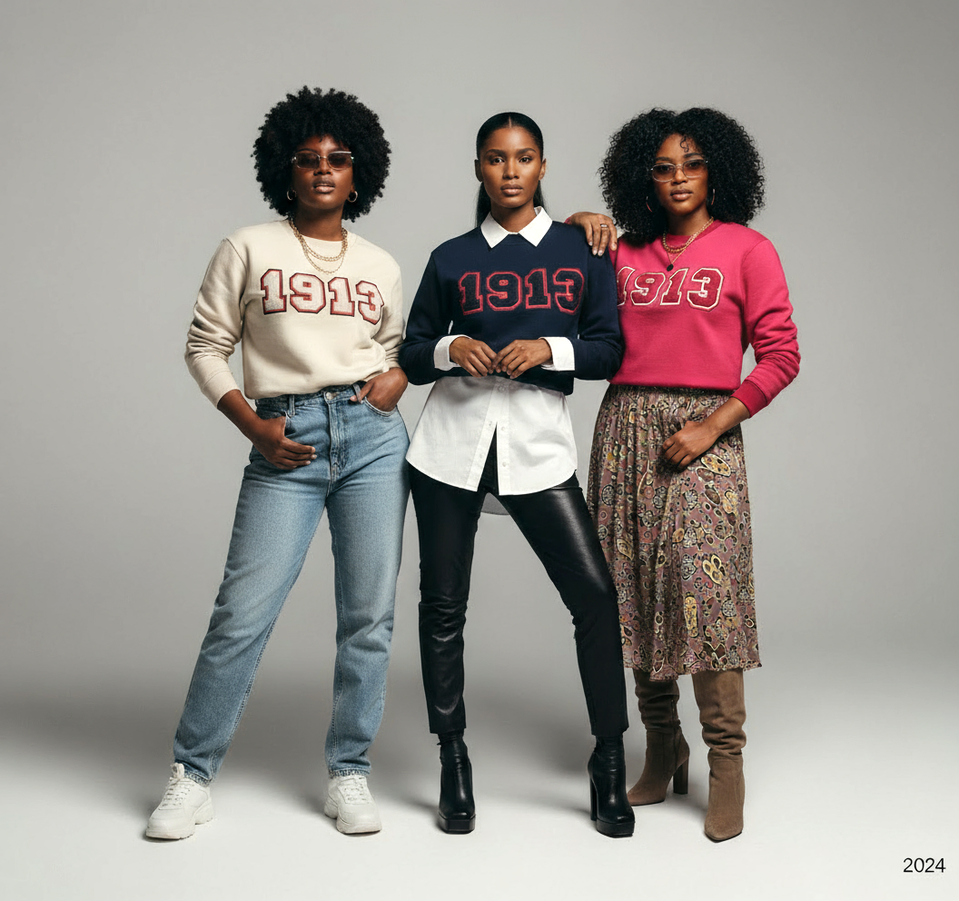 Delta Sigma Theta® 1913 Chenille Crewneck Sweatshirt
