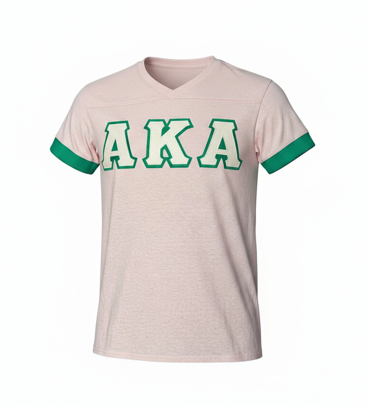 Alpha Kappa Alpha® Varsity Tee – Pink AKA Edition