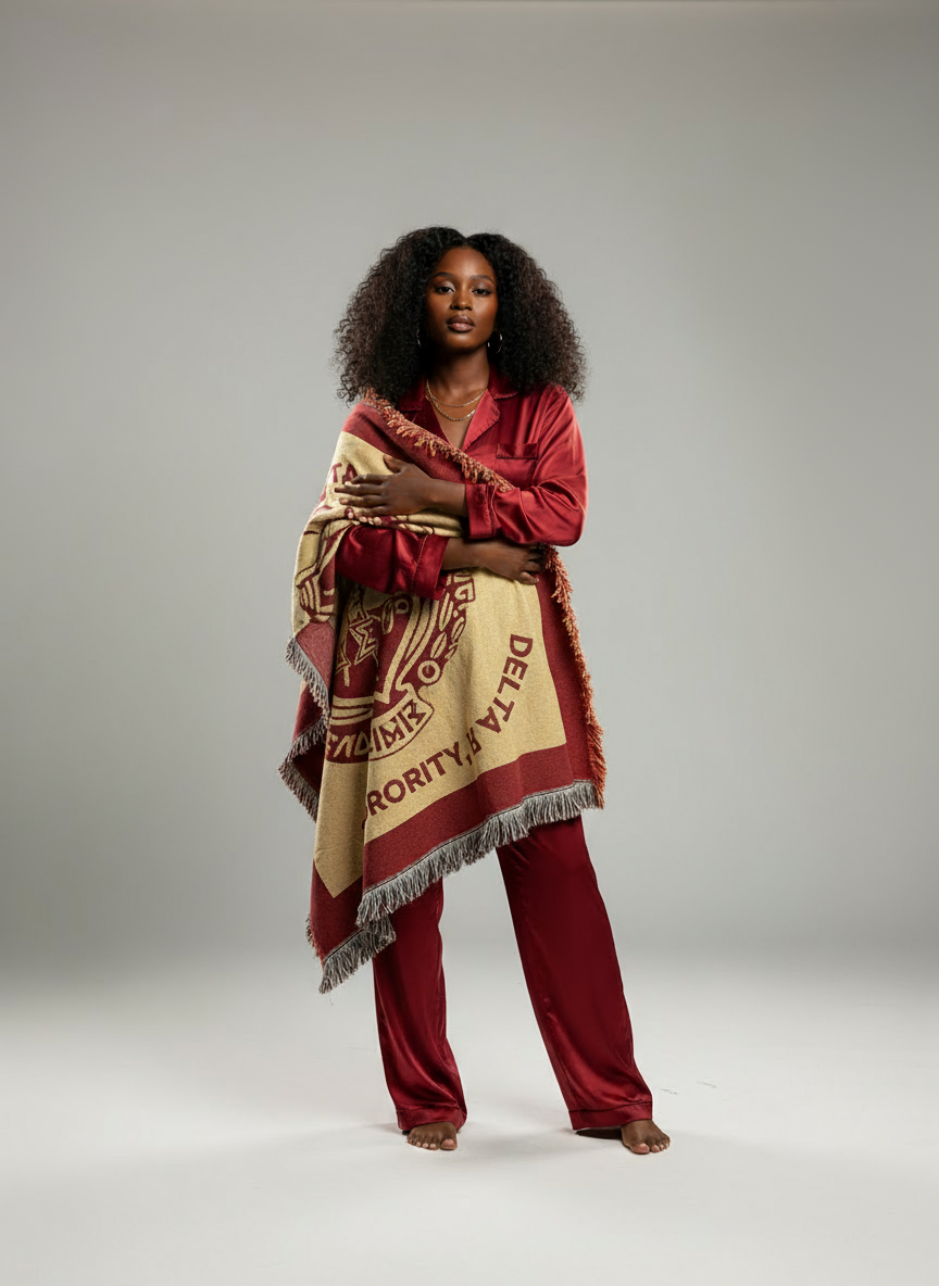 Delta Sigma Theta® Woven Shield Blanket