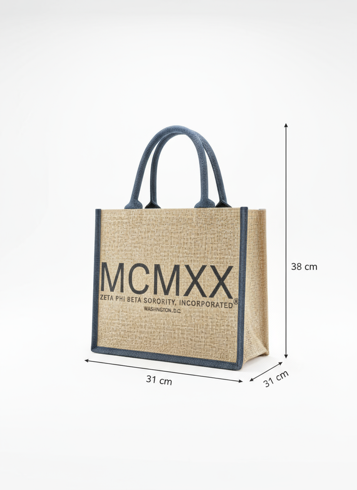 Zeta Phi Beta® Jute Tote Bag Collection