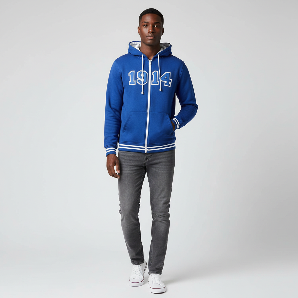 Phi Beta Sigma Zipper Hoodie