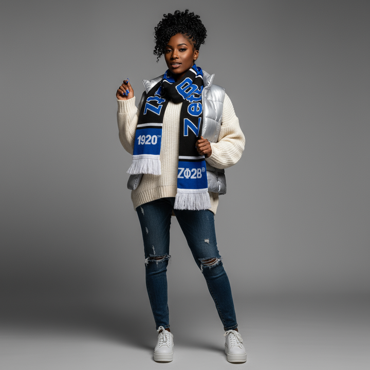 Zeta Phi Beta® Knit Scarf