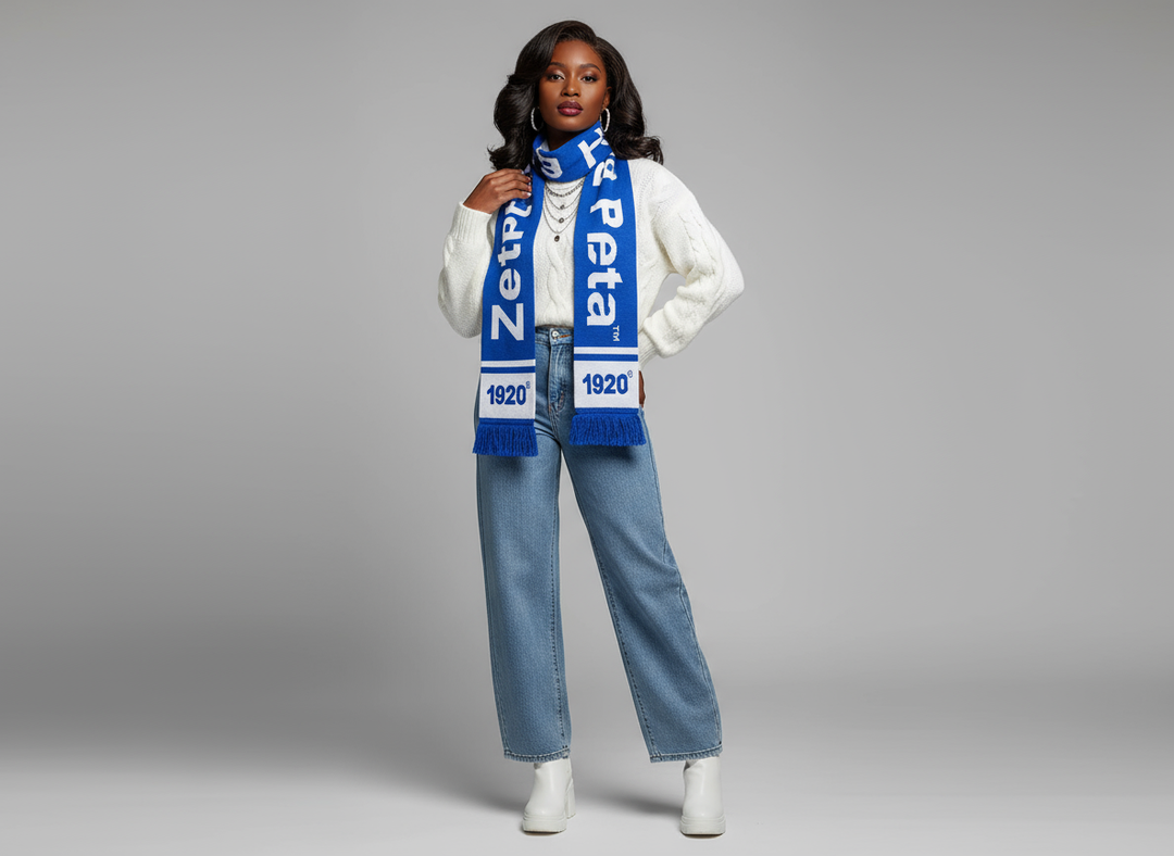 Zeta Phi Beta® Knit Scarf
