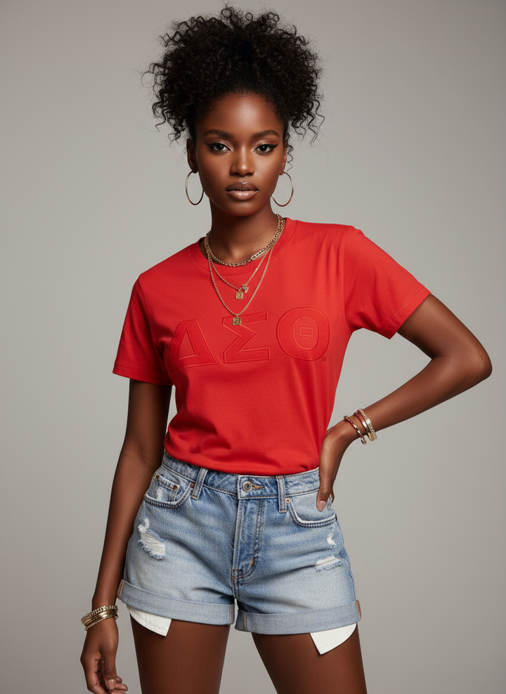 Delta Sigma Theta® Tonal Greek Letter T-Shirt