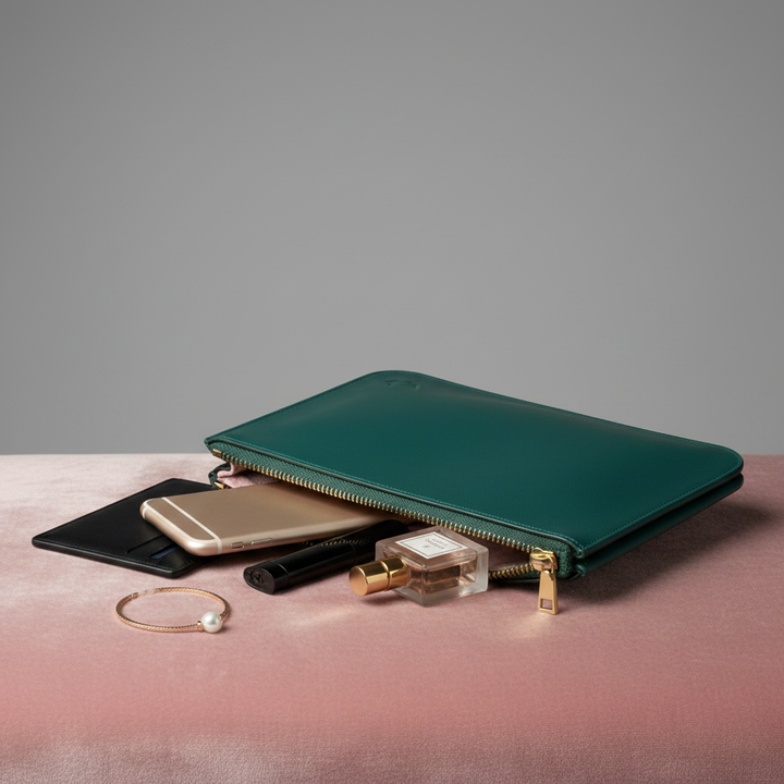 AKA® Heritage Leather Essentials Pouch