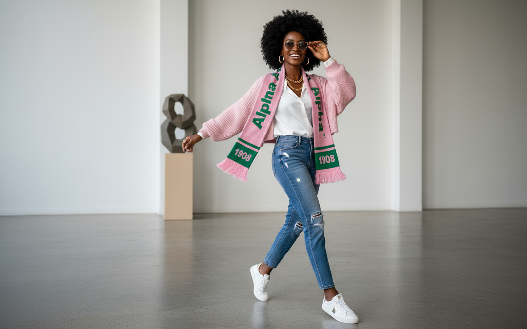 Alpha Kappa Alpha® 1908 Knit Scarf