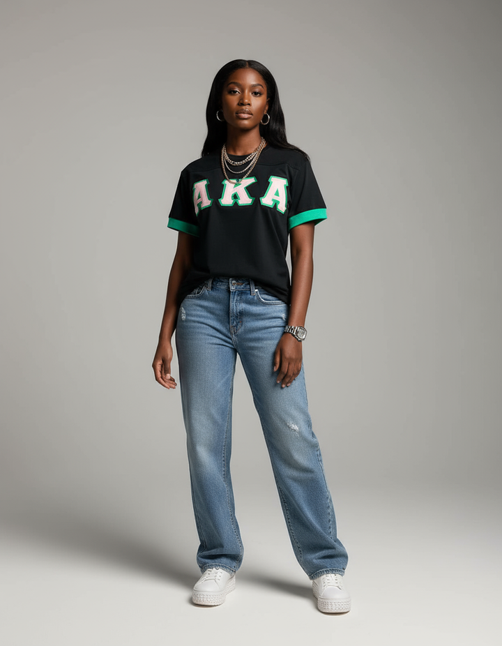 Alpha Kappa Alpha® Pretty Edge Tee - Green