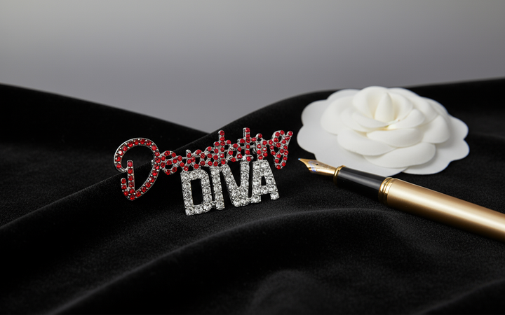 Delta Sigma Theta® Devastating Diva Rhinestone Pin