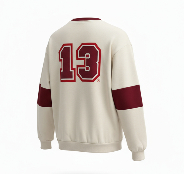 Delta Sigma Theta® Crimson Cream Luxe Sweatshirt