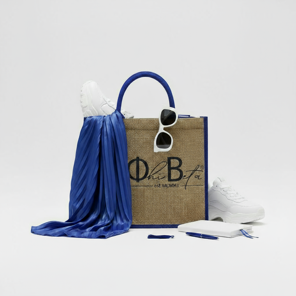 Zeta Phi Beta® Jute Tote Bag Collection