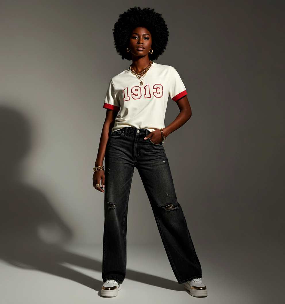Delta Sigma Theta® Varsity Year Tee – 1913 Edition