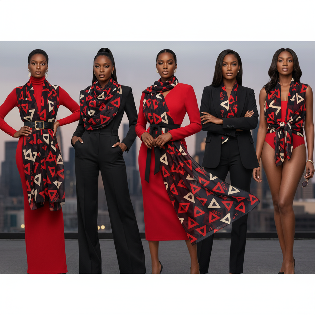 "She" Convertible Scarf Vest – Delta Sigma Theta® Edition
