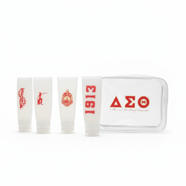 Delta Sigma Theta Travel Bottle & Bag Set