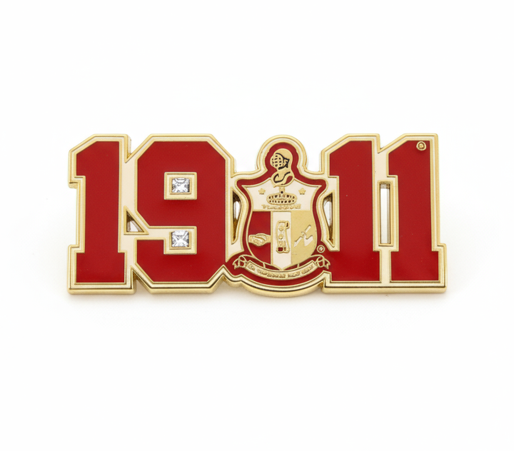 Kappa Alpha Psi® 1911 Year & Shield Lapel Pin