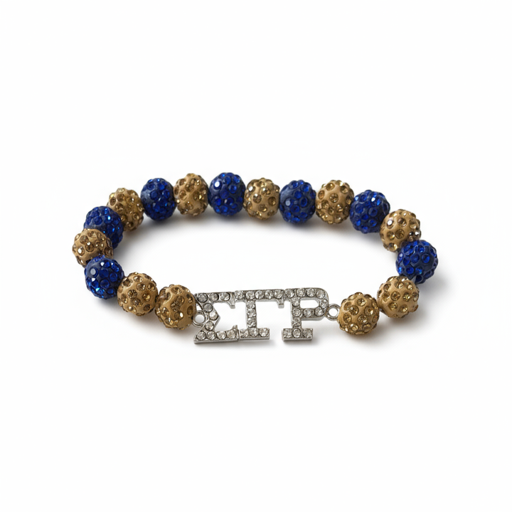 Sigma Gamma Rho® Rhinestone Beaded Bracelet
