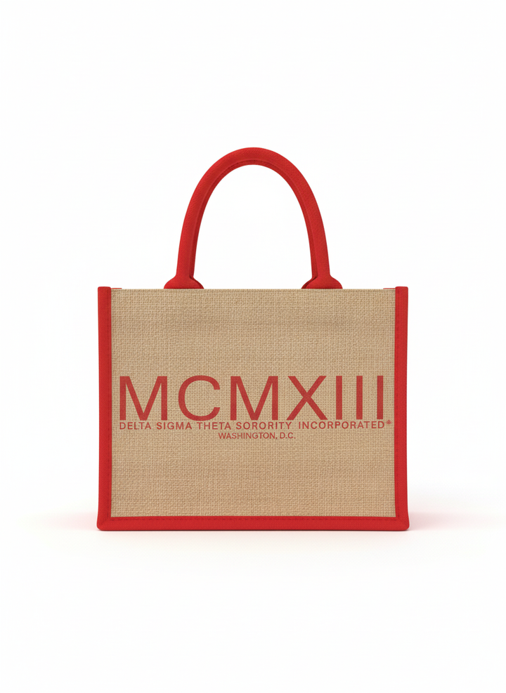 Delta Sigma Theta® MCMXIII Founders Jute Tote