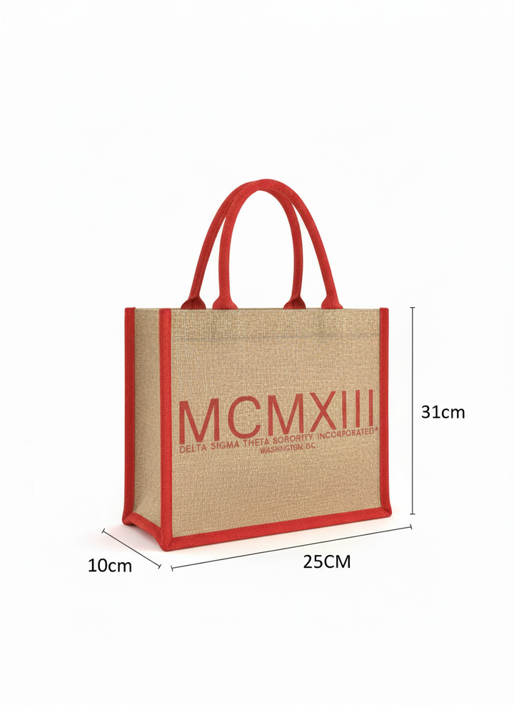Delta Sigma Theta® MCMXIII Founders Jute Tote