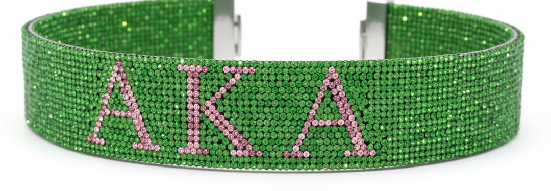 Alpha Kappa Alpha® Rhinestone Bangle Bracelets
