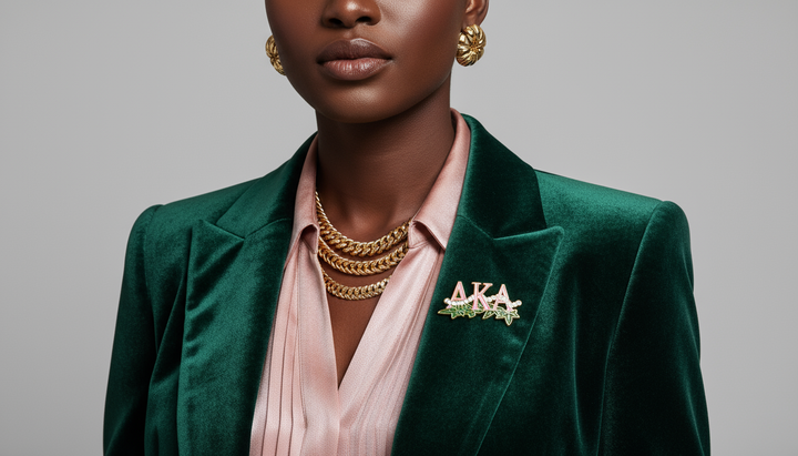 Alpha Kappa Alpha® Ivy & Pearls Pin