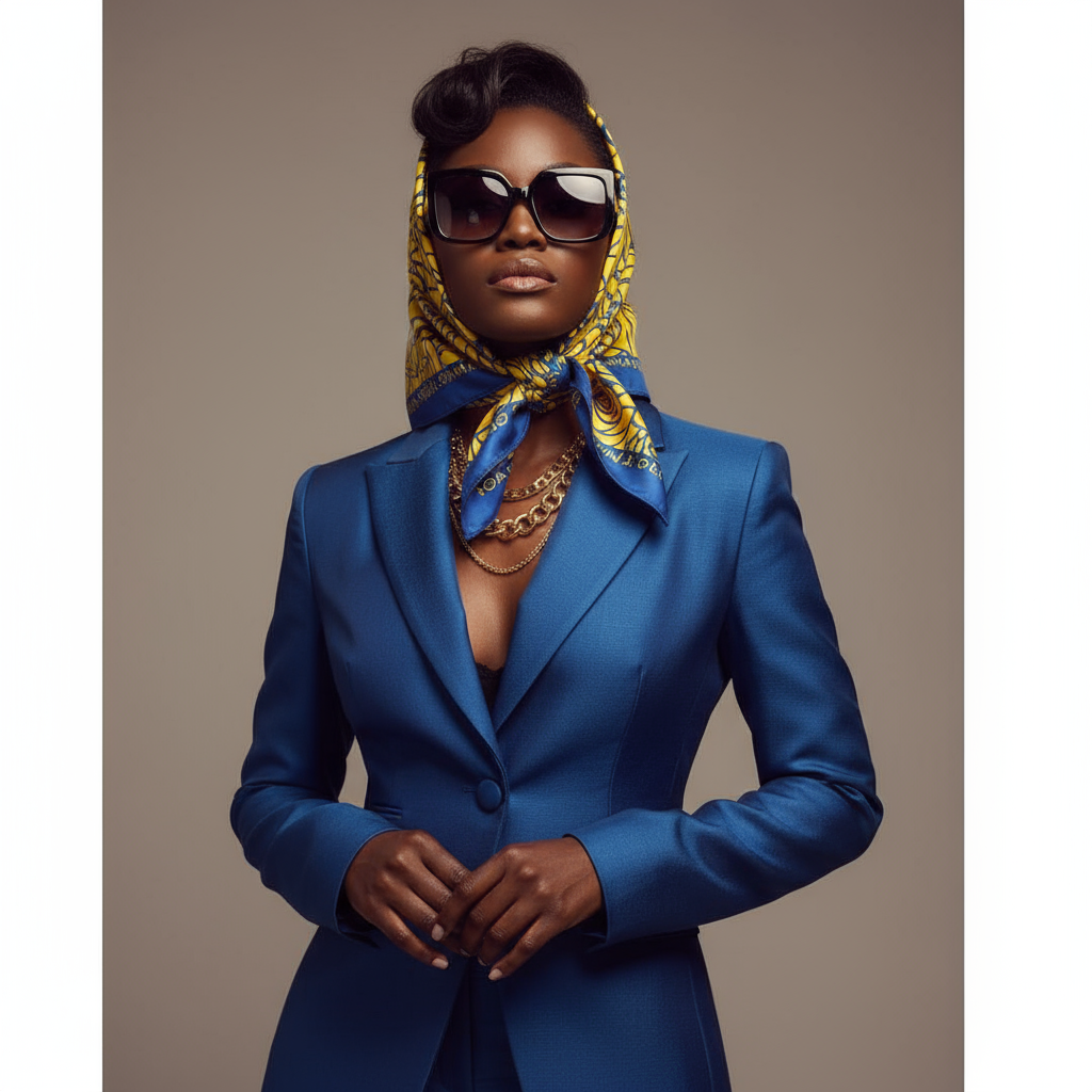 Sigma Gamma Rho® Floral Scarf – Timeless, Elegant, Empowered