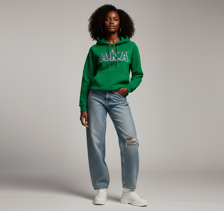 Alpha Kappa Alpha® Embroidered Hoodie