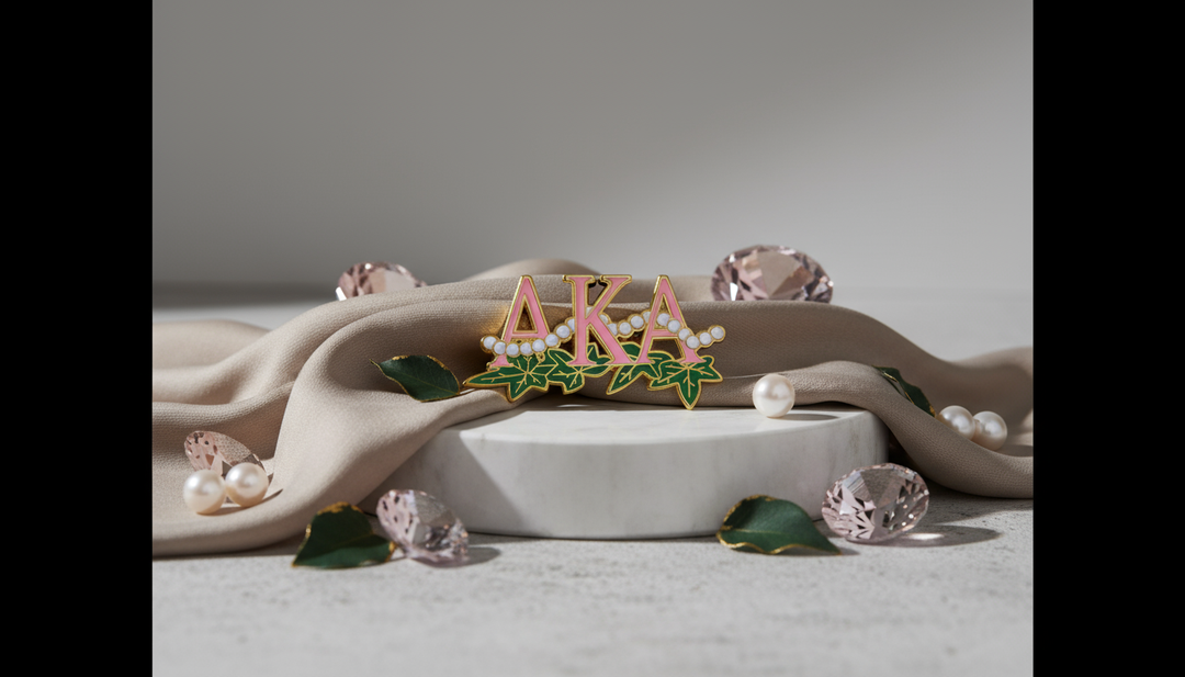 Alpha Kappa Alpha® Ivy & Pearls Pin