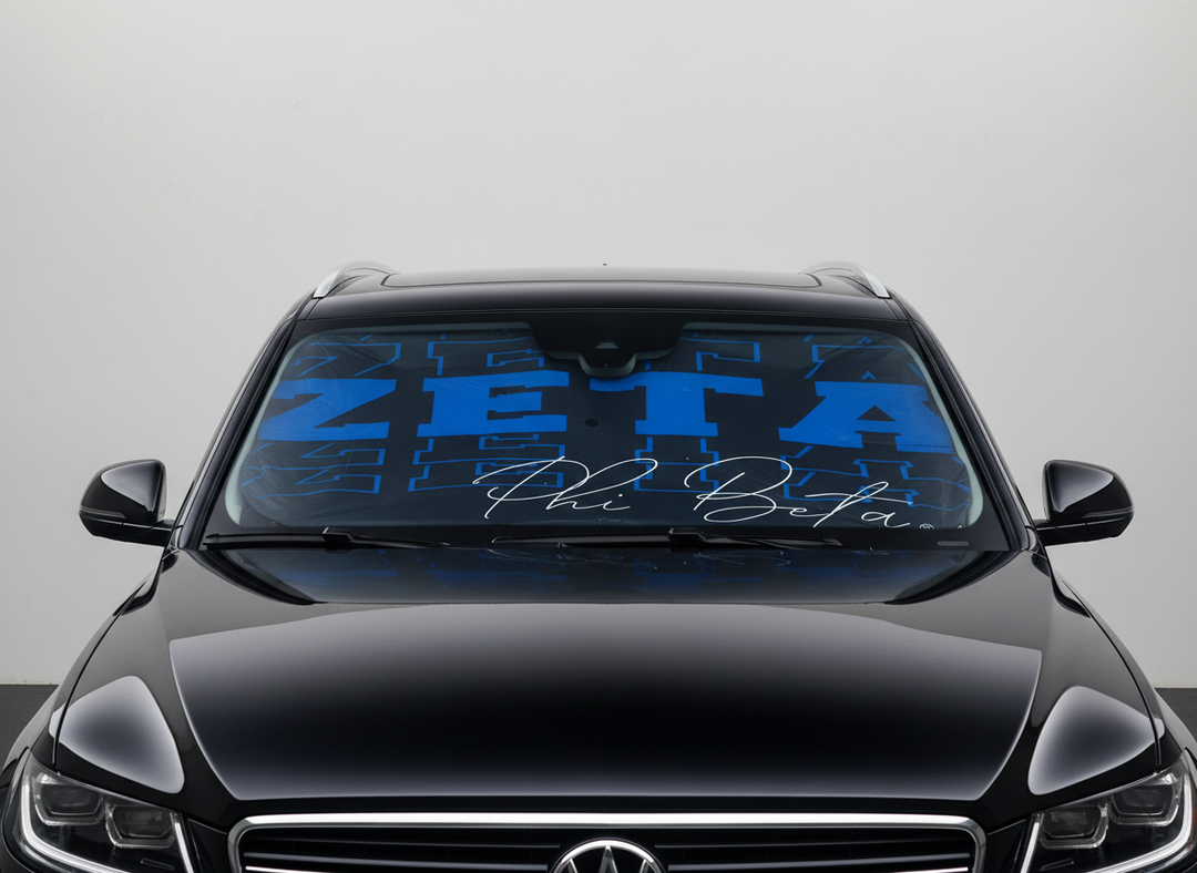 Zeta Phi Beta Car Shade