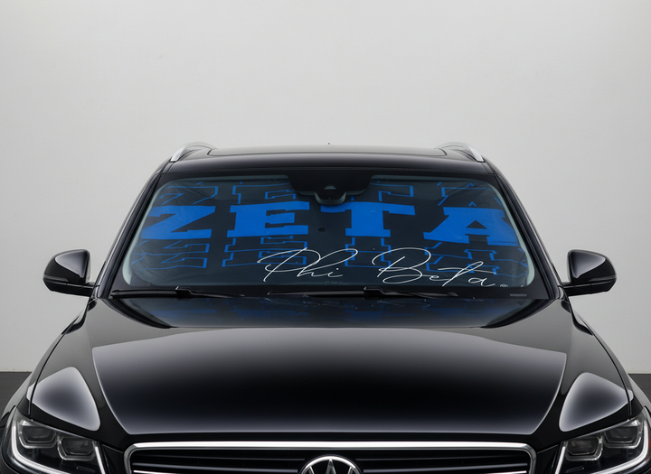 Zeta Phi Beta Car Shade