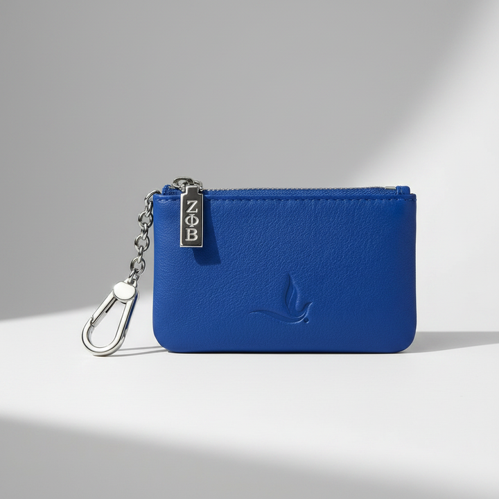 Zeta Heritage Leather Keychain Pouch