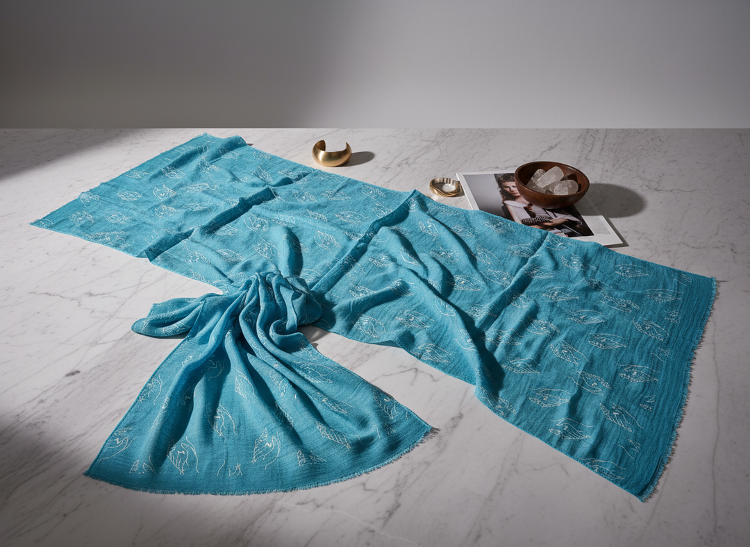 Zeta Amicae Foil Scarf