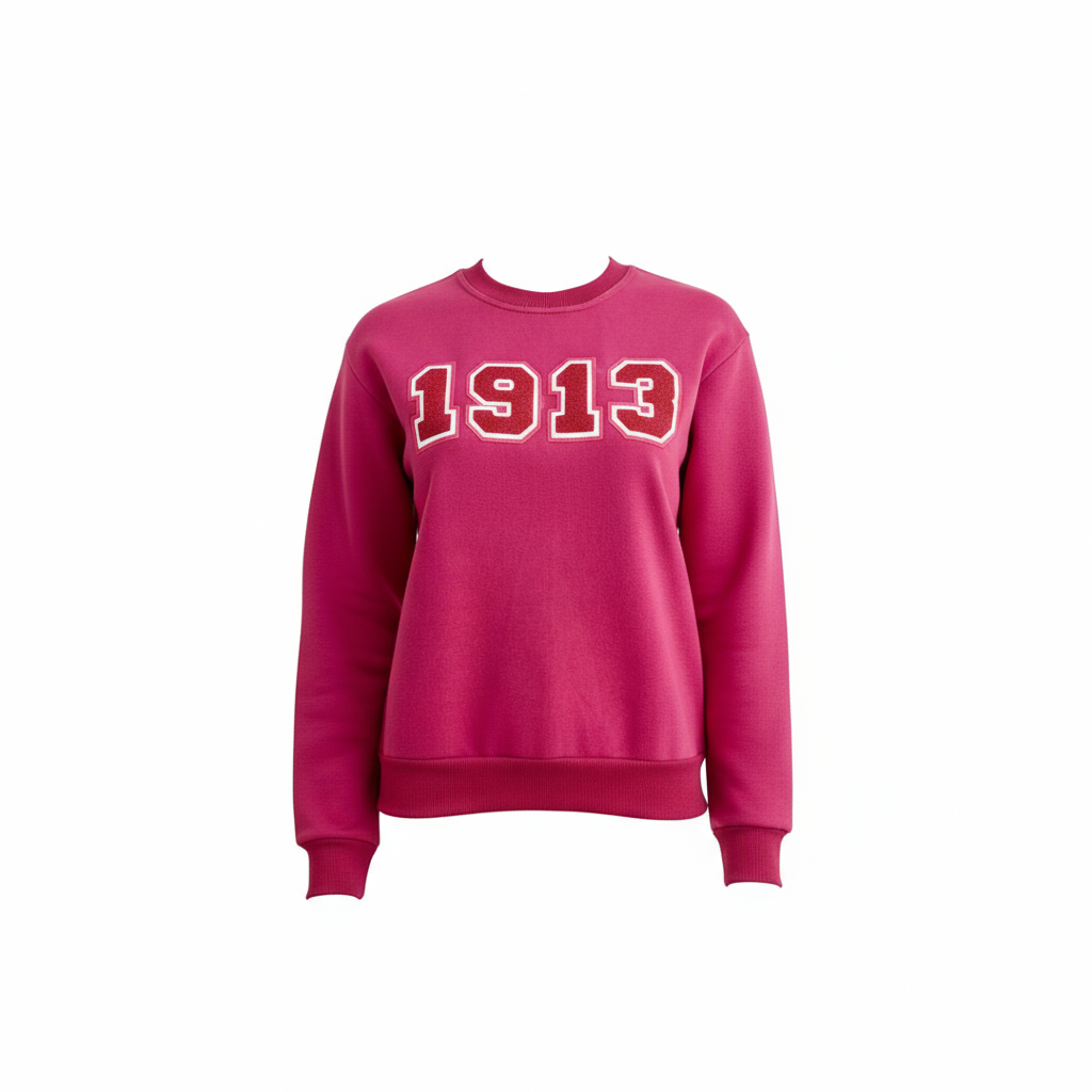 Delta Sigma Theta® 1913 Chenille Crewneck Sweatshirt