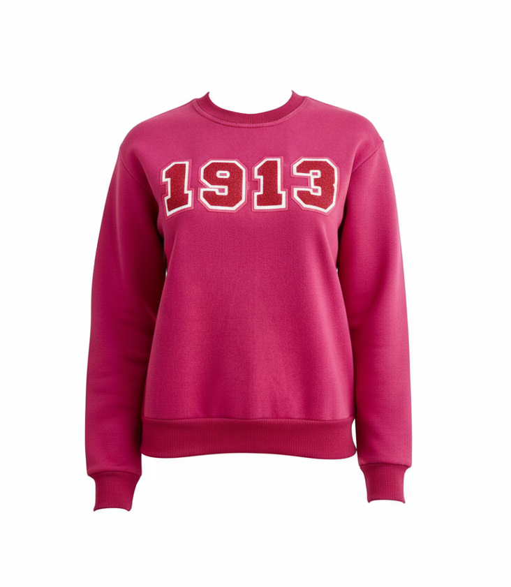 Delta Sigma Theta® 1913 Chenille Crewneck Sweatshirt