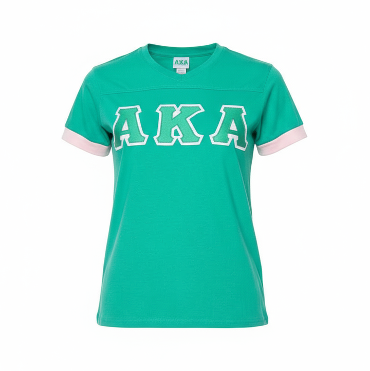 Alpha Kappa Alpha® Green Varsity Tee
