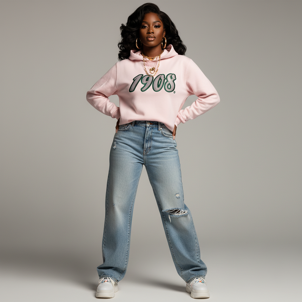 Alpha Kappa Alpha® 1908® Blush Hoodie