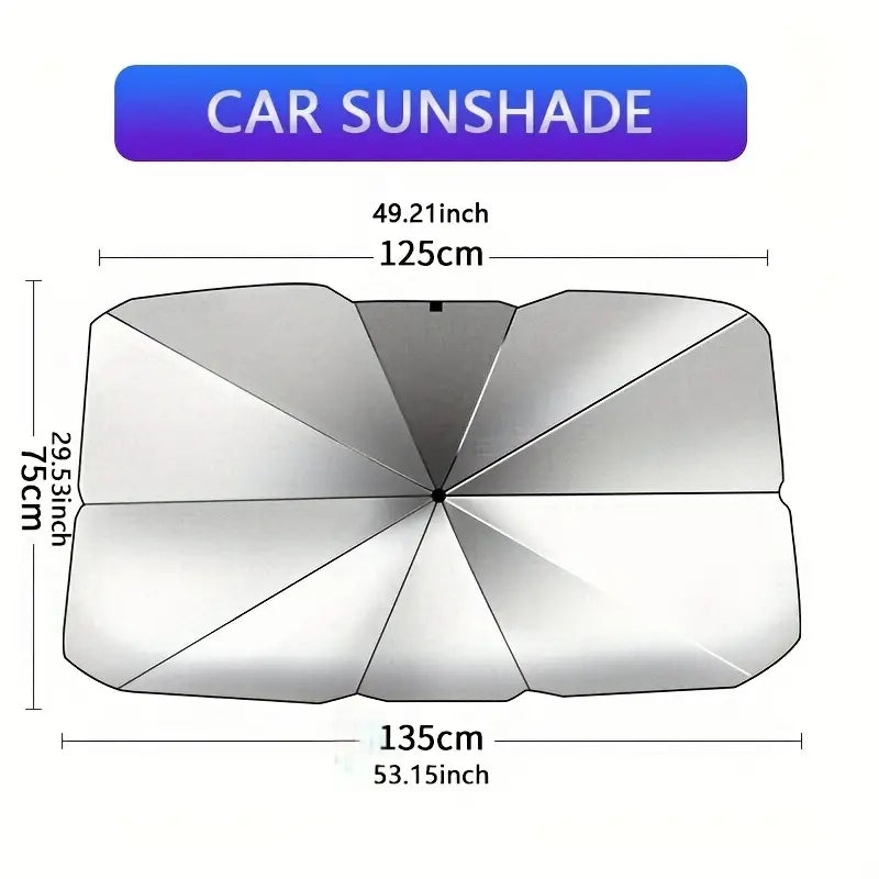 Delta Sigma Theta Umbrella-Style Windshield Car Shade