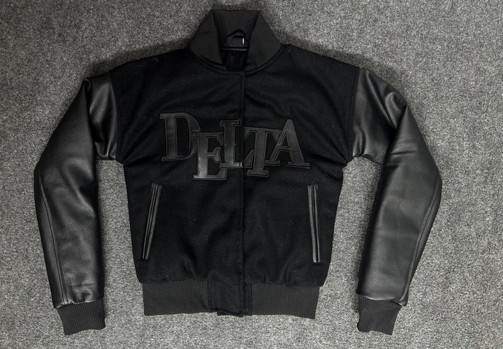 Delta Sigma Theta® BlackOut Leather Jacket