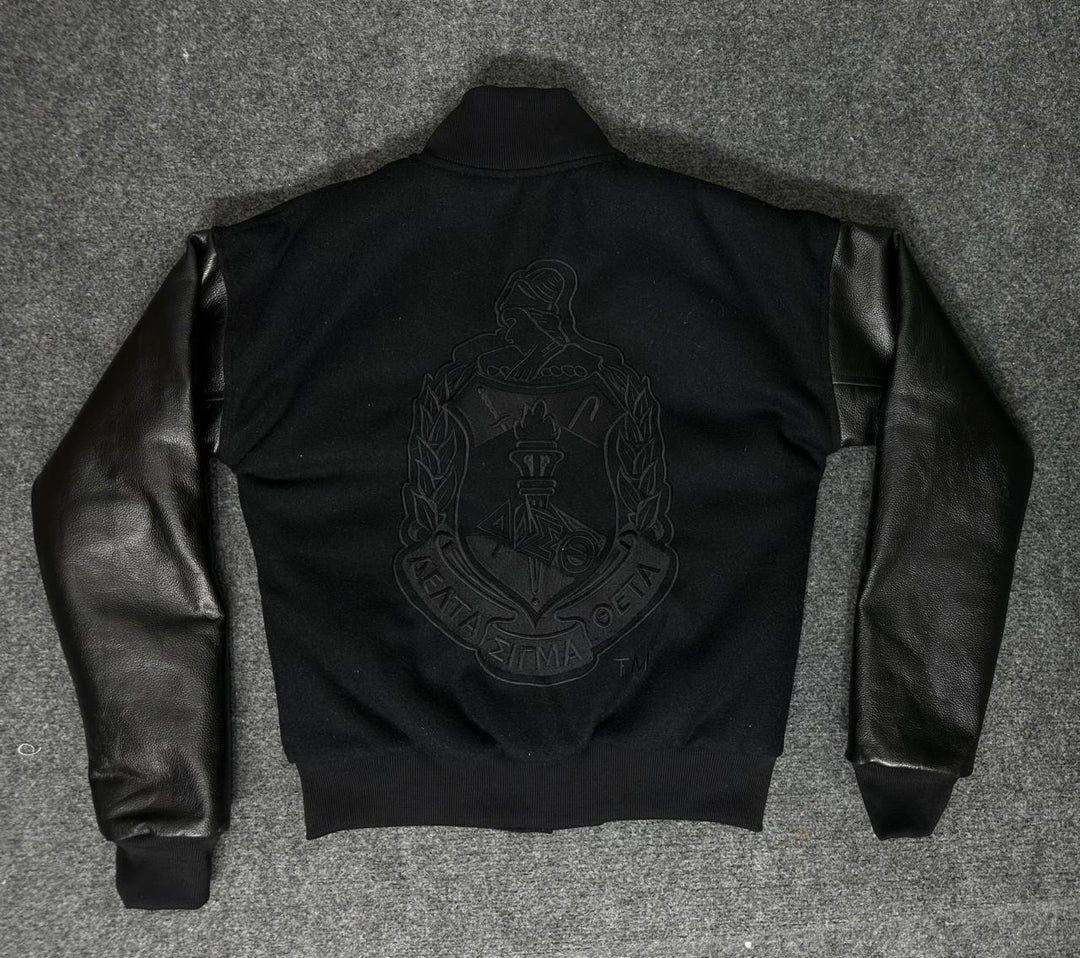 Delta Sigma Theta® BlackOut Leather Jacket