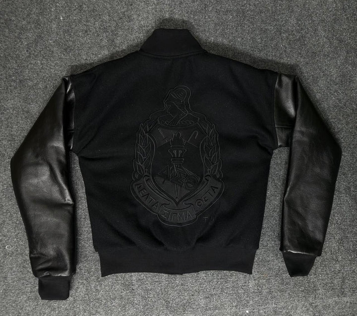 Delta Sigma Theta® BlackOut Leather Jacket