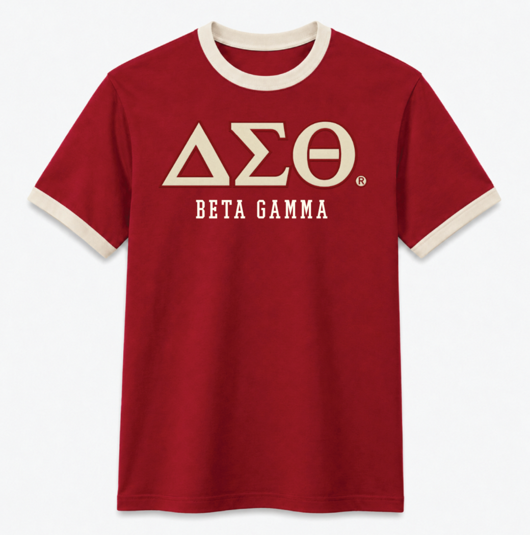 Delta Sigma Theta® Hero Ringer Tee – Custom Chapter