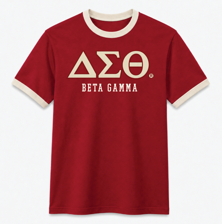 Delta Sigma Theta® Hero Ringer Tee – Custom Chapter