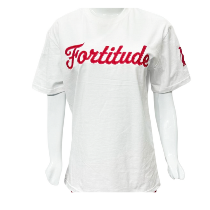 Delta Sigma Theta® “Fortitude” Embroidered T-Shirt – Signature Edition